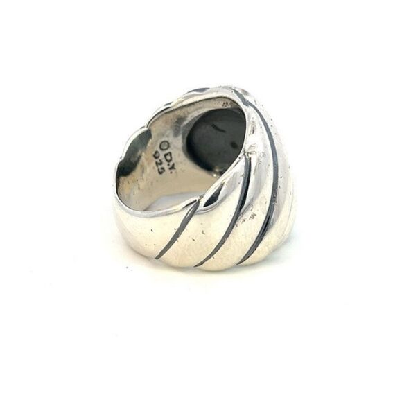 David Yurman Authentic Estate Cable Ring Size 6 Silver 18 mm Height DY478 - Picture 6 of 10